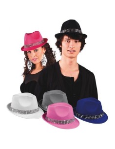Diamant-Popstar-Hut in 6 verschiedenen Farben - hochwertige Qualität, ideal für Karneval, Themenpartys und besondere Veranstaltu